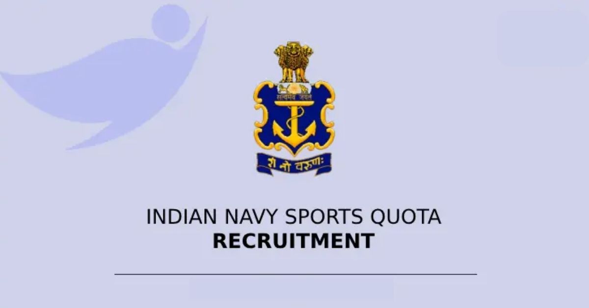 Indian Navy Sports Quota Recruitment 2023: Notification and Offline Application Form